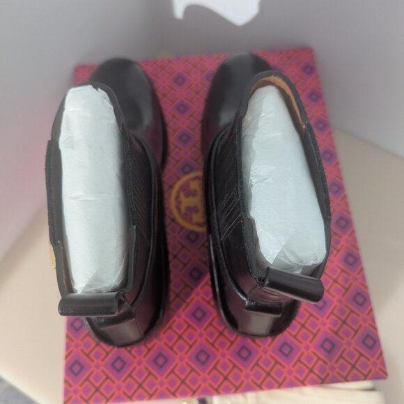 Tory Burch READ THE DESCRIPTION! T-HARDWARE CHELSEA BOOT Black 8 Booties - Picture 11 of 13